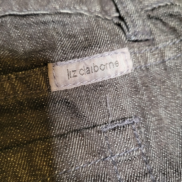 Liz Claiborne Dark Wash Slim Bootcut Size 12 - Picture 5 of 5